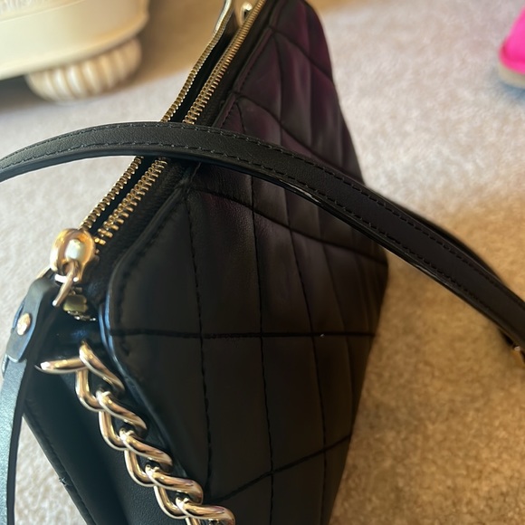 Kate Spade Black Purse, Pink Interior - Picture 3 of 3